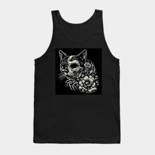 Inked Whiskers Tank Top